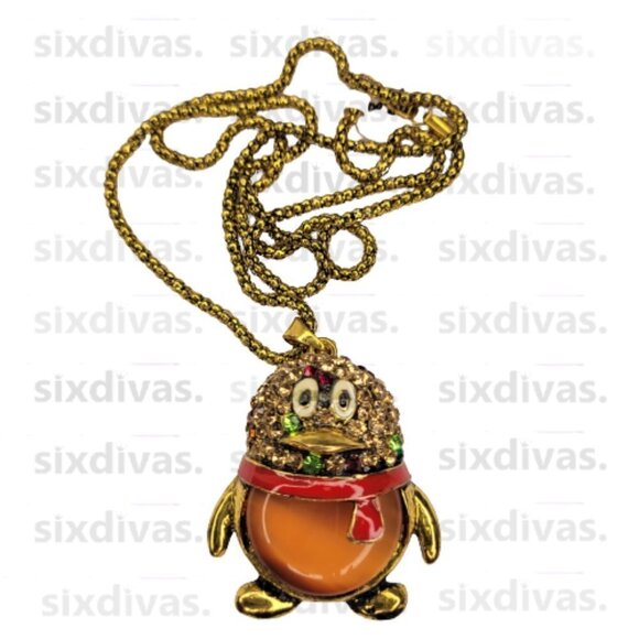 Bird Pendant Necklace Statement Necklace Long Sweater Necklace - Picture 3 of 12